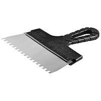 Шпатель зубчатый фасадный Зубр Мастер 10078-20-06 200 мм зуб 6х6 мм