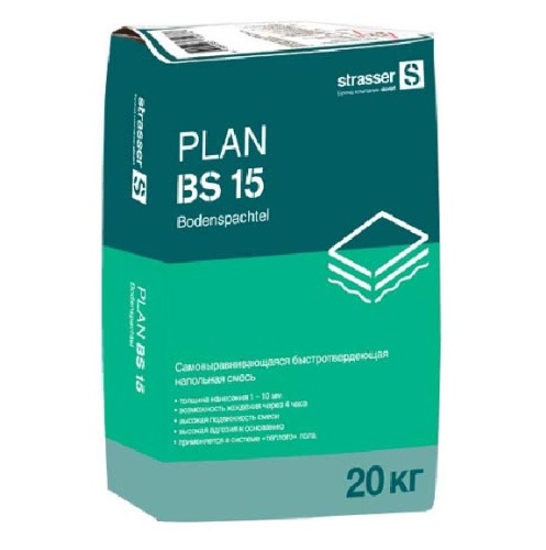 Смесь напольная самовыравнивающаяся Strasser 1-10 мм 20 кг