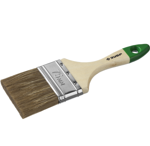 Кисть плоская Зубр Мастер Лазурь 4-01009-075 75 мм