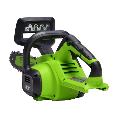 Цепная пила аккумуляторная GreenWorks G40CS30II 40V, 30 см, с 1xАКБ 2Ач c USB и ЗУ 2007807USB2 фото 7 Цепная пила аккумуляторная GreenWorks G40CS30II 40V, 30 см, с 1xАКБ 2Ач c USB и ЗУ 2007807USB2 фото 7