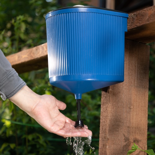 Умывальник пластмассовый 5 л, с краном и крышкой фото 7