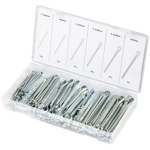 Набор шплинтов Сибртех S головки 144 предмета 47603 Набор шплинтов Сибртех S головки 144 предмета 47603