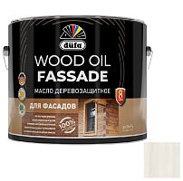 Масло деревозащитное для фасадов Dufa Wood Oil Fassade белое 2 л