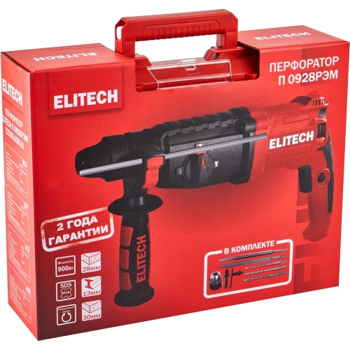 Перфоратор Elitech SDS+ П 0928РЭМ E2205.028.01 205385 фото 9 Перфоратор Elitech SDS+ П 0928РЭМ E2205.028.01 205385 фото 9
