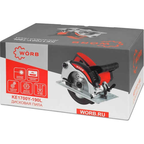 Дисковая пила WÖRB KE1700Y-190L 1000402Y1 фото 6