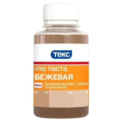 Колер-паста Текс Универсал №15 бежевая 0,1 л