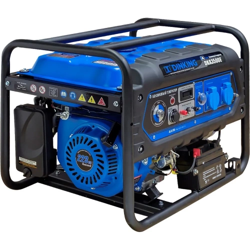 Бензиновый генератор Dinking DKA3500E 3.5 кВт, электростартер, 7.5 лс ГЕН031