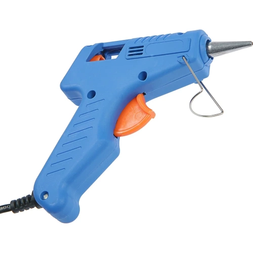 Клеевой пистолет ТУНДРА 20 Вт, 220 В, выключатель, индикатор, длинное сопло, 7 мм 1026054 фото 4