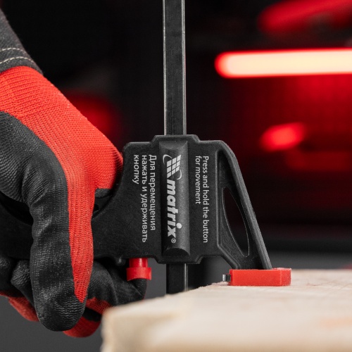 Струбцина универсальная F-образная, 200 х 315 х 45 мм, пластмассовый корпус Matrix фото 11