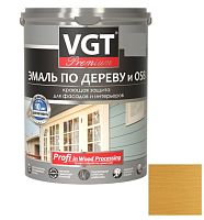 Эмаль по дереву VGT Профи охра 1 кг