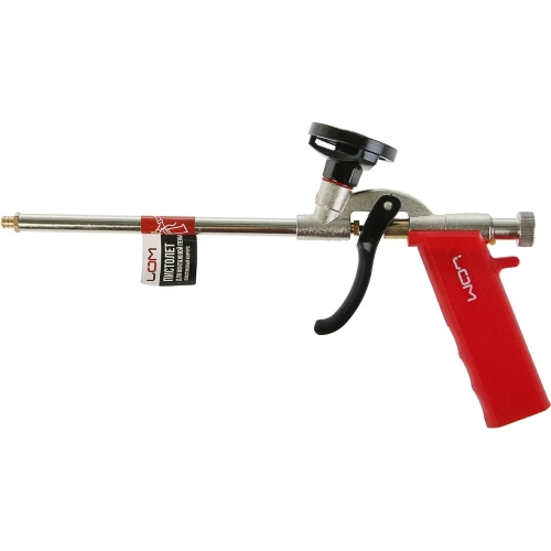 Пистолет для монтажной пены ЛОМ металлический корпус 1935485 фото 3