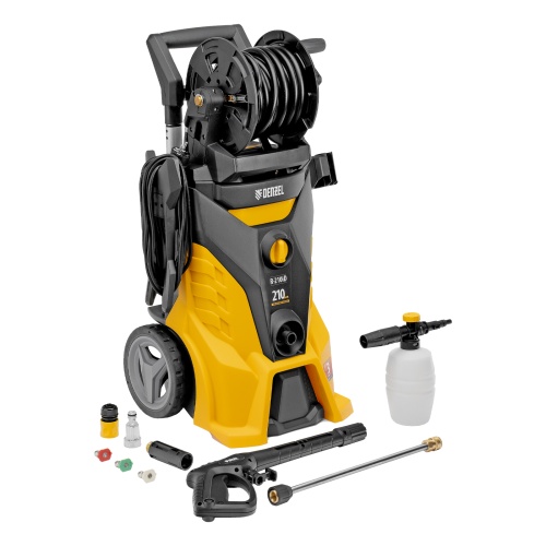 Моечная машина высокого давления R-210iD, 2600 Вт, 210 бар, 8.0 л/мин, асинхронный двигатель, барабан Denzel фото 31