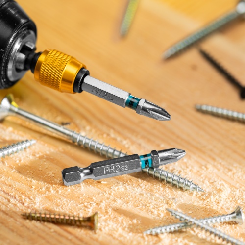 Бита PH2х50мм, сталь S2, шестигр., отрывн., 10 шт. Gross фото 14