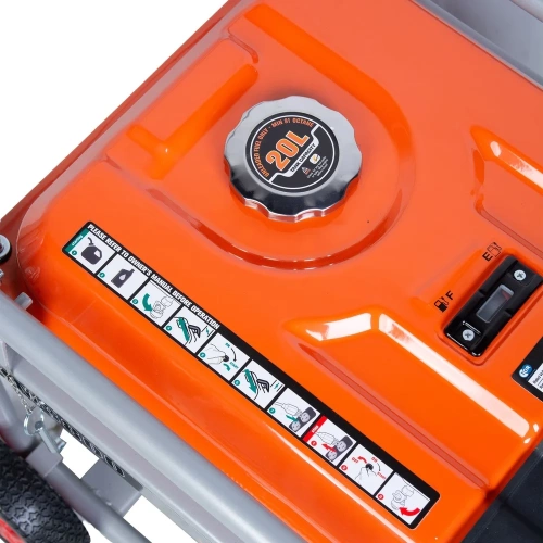 Бензиновый генератор TOR KM3800H 2,5кВт 220В 16л с электростартером и колесами 1018114 фото 5