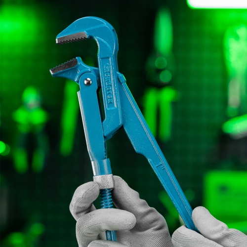 Ключ трубный рычажный №1, 1", литой, тип "L" Сибртех фото 10