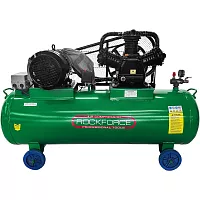 Компрессор 3-х поршневой с ременным приводом Rockforce (7.5кВт, ресивер 300л, 900л/м, 380В) RF-TB390-300(62486)