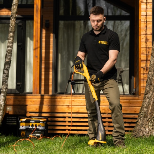 Удлинитель-шнур силовой Garden Series, б/з, ПВС, 10м, 1 розетка, 2 x 1 мм, Denzel фото 12