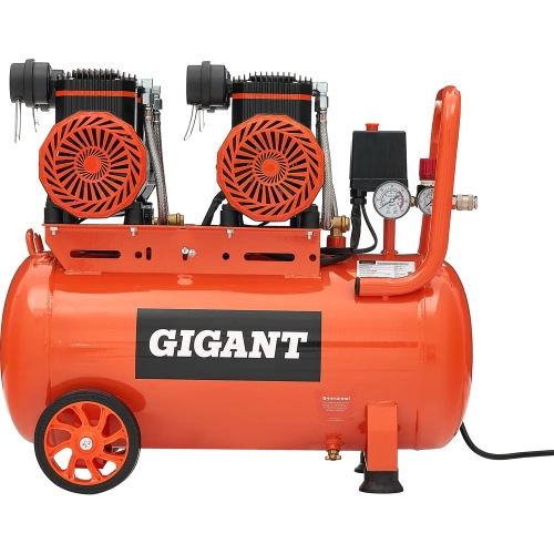 Безмасляный малошумный компрессор (50 л; 8 бар; 365 л/мин) Gigant GSWK-50/2800 Безмасляный малошумный компрессор (50 л; 8 бар; 365 л/мин) Gigant GSWK-50/2800