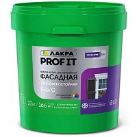 Краска фасадная Лакра Prof it база С 23 кг