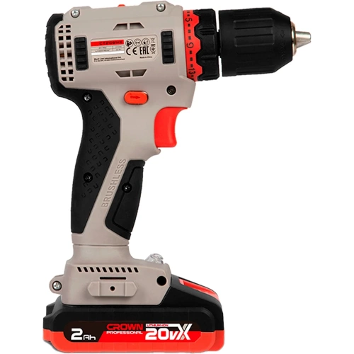 Аккумуляторный шуруповерт Crown bl CT21091HX-2 BMC фото 4