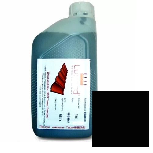 Краска ремонтная Технониколь Luxard черная 1 кг