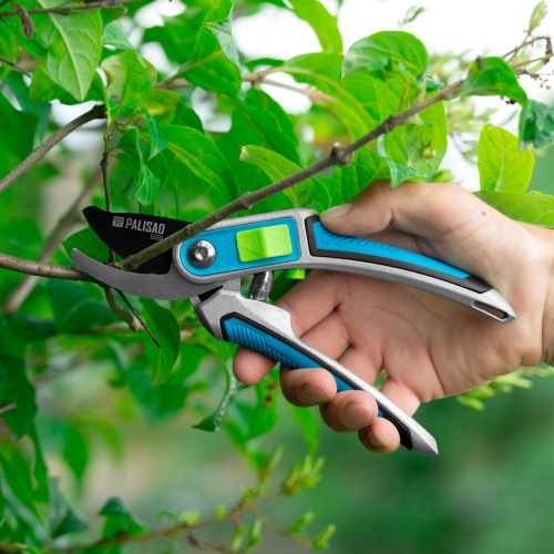 Секатор прямого реза, 215 мм, регулировка захвата, трехкомпонентные рукоятки, LUXE Palisad фото 11
