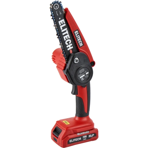 Пила цепная аккумуляторная Elitech ПА 206К (E1611.018.00) ДМ 205459 Пила цепная аккумуляторная Elitech ПА 206К (E1611.018.00) ДМ 205459