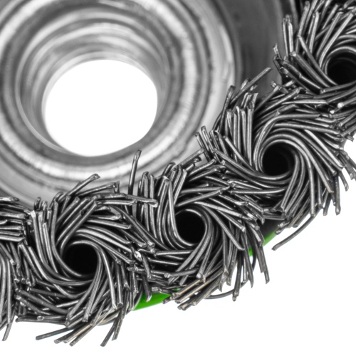 Щетка для УШМ, 75 мм, М14, "чашка", крученая металлическая проволока Сибртех фото 5