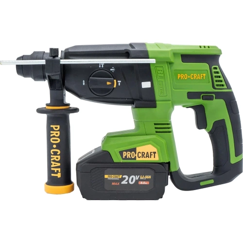 Перфоратор аккумуляторный PROCRAFT бесщеточный 20В 2,6 Дж (Без АКБ и ЗУ)  PHA40 фото 11