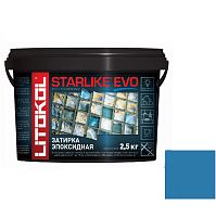 Затирка эпоксидная для швов Litokol Starlike Evo S.340 Blu Denim 2,5 кг