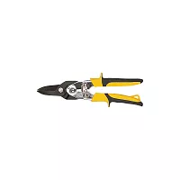 Ножницы по металлу FIT усиленные CrV Профи, прорезиненные ручки, прямые 270 мм 41576