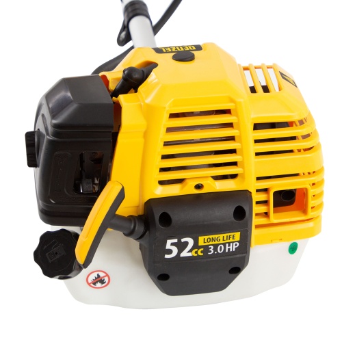 Триммер бензиновый DT 52S, 52 см3, 3 л. с, разъемная штанга, состоит из 2 частей Denzel фото 7