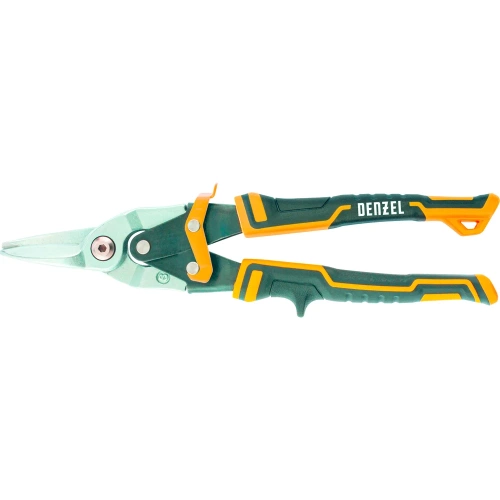Ножницы по металлу Denzel 270мм, прямой рез,сталь-CrMo, трехкомп.рук-ки  78370 фото 9