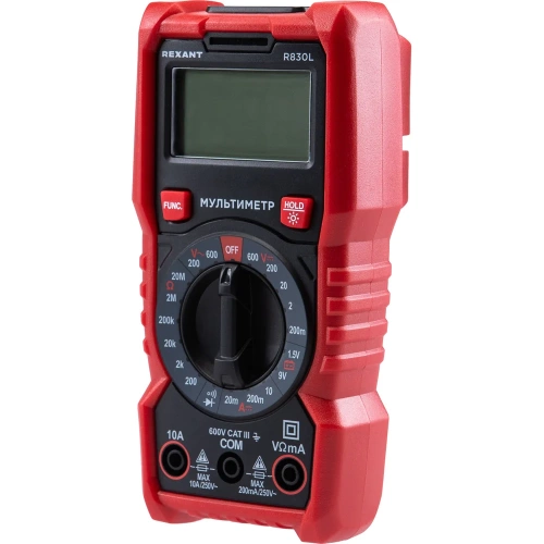 Мультиметр портативный REXANT R830L 13-3106 фото 6