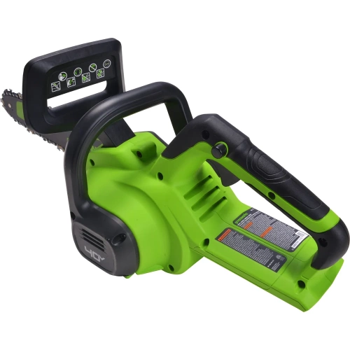 Цепная пила аккумуляторная GreenWorks G40CS30II 40V, 30 см, с 1xАКБ 2Ач c USB и ЗУ 2007807USB2 фото 6 Цепная пила аккумуляторная GreenWorks G40CS30II 40V, 30 см, с 1xАКБ 2Ач c USB и ЗУ 2007807USB2 фото 6