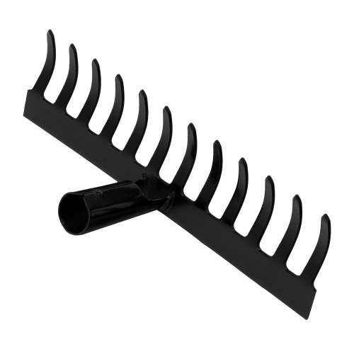 Грабли стальные, 300 мм, 12 прямых зубьев, без черенка, Сибртех фото 2