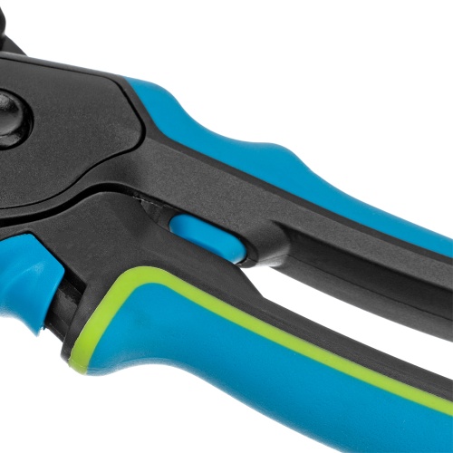 Секатор с наковальней, 220 мм, регулировка захвата, трехкомпонентные рукоятки, Luxe, Palisad фото 6