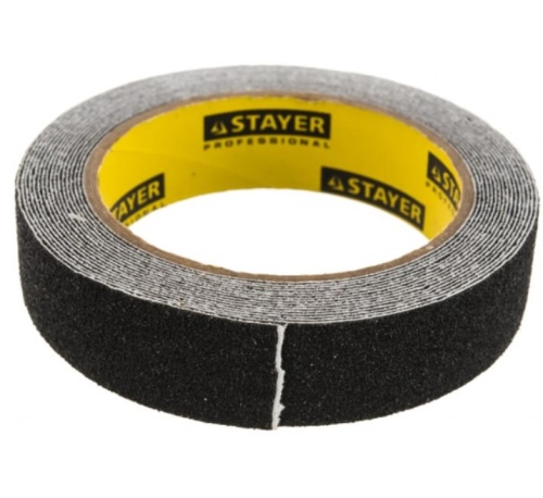Лента клейкая Stayer Profi 12270-25-05 противоскользящая 25мм х 5м Лента клейкая Stayer Profi 12270-25-05 противоскользящая 25мм х 5м