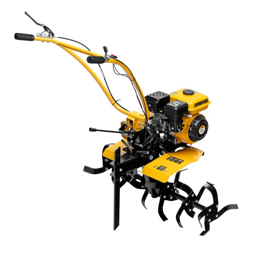 Мотоблок DPT-270SB, 7 л.с., ремен.сцеп, фрез 3х4, ШОМ, без колес, передачи 2В/1Н Denzel фото 3