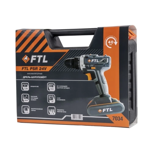 Дрель-шуруповерт FTL PSR 24V 7034 фото 11