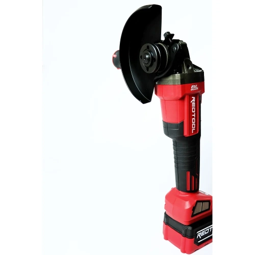 Машина шлифовальная угловая аккумуляторная REDTOOL BG-1197 20В, 125 мм c регулировкой оборотов RT 1197 фото 6