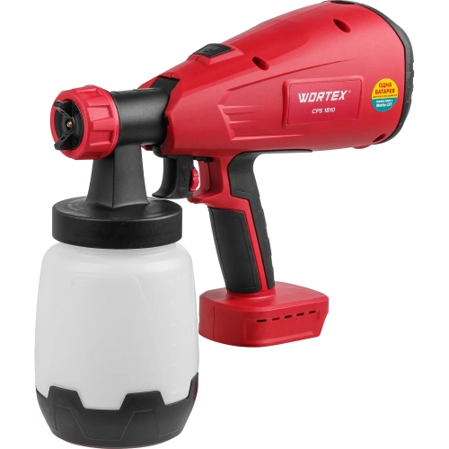 Аккумуляторный краскораспылитель WORTEX CPS 1810 ALL1 0333262 фото 4 Аккумуляторный краскораспылитель WORTEX CPS 1810 ALL1 0333262 фото 4