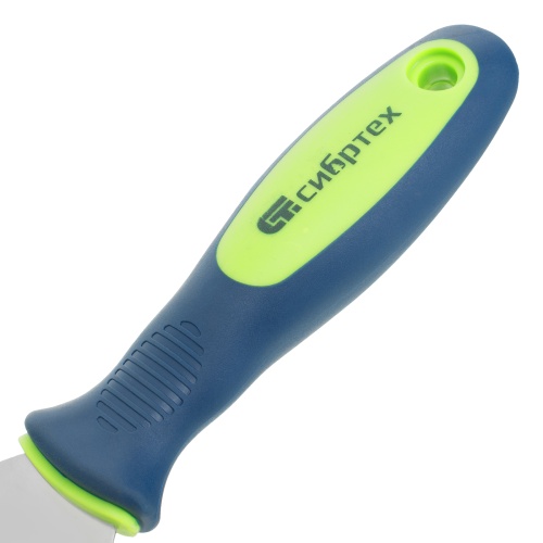 Шпательная лопатка из нержавеющей стали, 100 мм, двухкомпонентная ручка Сибртех фото 4