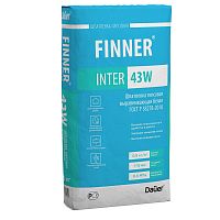 Шпатлевка гипсовая выравнивающая Dauer Finner Inter 43 W белая 20 кг