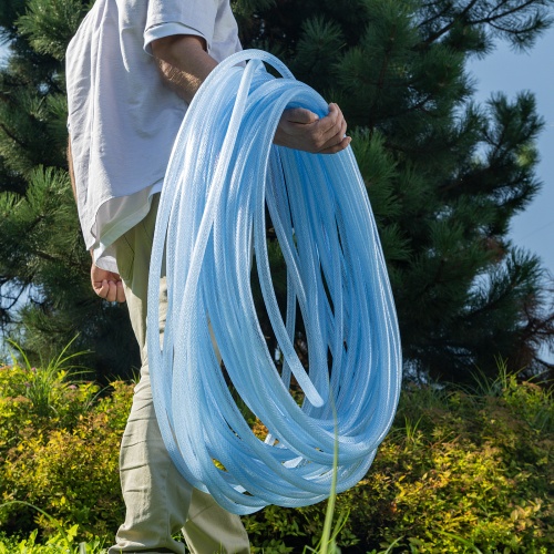 Шланг поливочный прозрачный армированный 3-х слойный, 1/2", 50 м Palisad фото 5