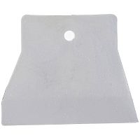 Шпатель резиновый Biber 35268 белый 100 мм