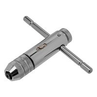 Вороток для метчиков М3-М8, хромированный, с трещоткой Matrix