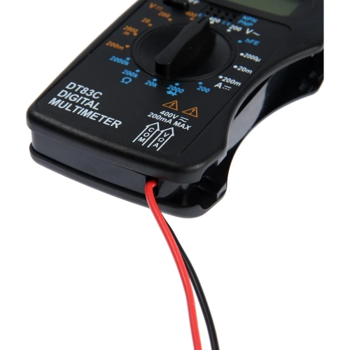 Мультиметр ТУНДРА mini, DT-83C, ACV/DCV, DCA, 200-2МΩ, проверка батареек 9V 1026053 фото 5