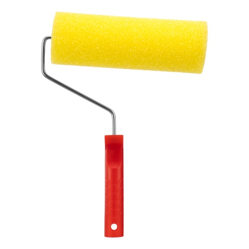 Валик "Структурный" поролоновый с ручкой, "гладкий", 230 мм, D 80 мм, D ручки 6 мм MTX фото 3