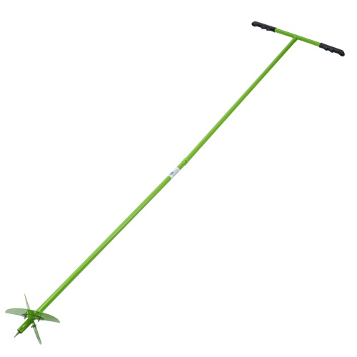 Бур лопастной со сменными ножами, 2110 мм, удлинитель, диаметр 150 мм, 200 мм, Сибртех